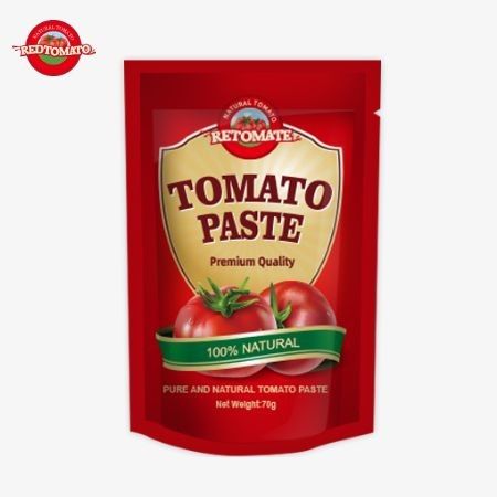 Redtomato Brand 70g Premium Double Concentrated Tomato Paste Pouch - Bogaty smak wygodny design stand-up