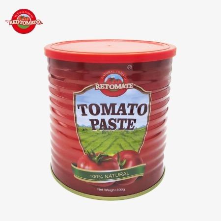 Koncentrat pomidorowy własnej marki Retomate 800g, Brix 28-30% Zapewniamy projekt marki i opakowania