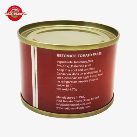 Retomate 70g Konserwowana pasta pomidorowa z Brixem 28% 30% Dostępna pod własną marką