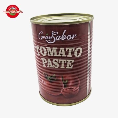 Gransadon 400g Canned Tomato Paste (Brix 24%-26%) – OEM Supported With Custom Packaging Design