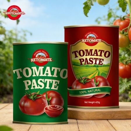 Eksport fabryczny 425 g pasty pomidorowej w puszkach – spełnia globalne standardy ISO HACCP FDA