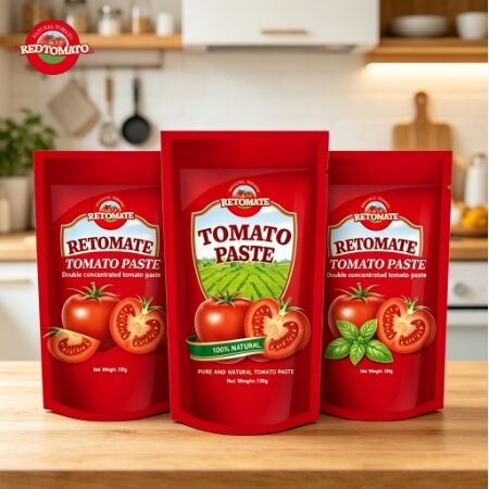 100g stand-up pouchę wysokiej czystości potrójne stężenie pasta pomidorowa do wszechstronnej gotowania