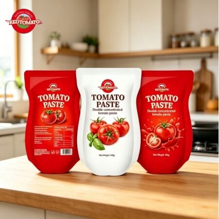 140g Stand Up Sachet Tomato Paste with 30%-100% Purity and Sweet and Sour Taste