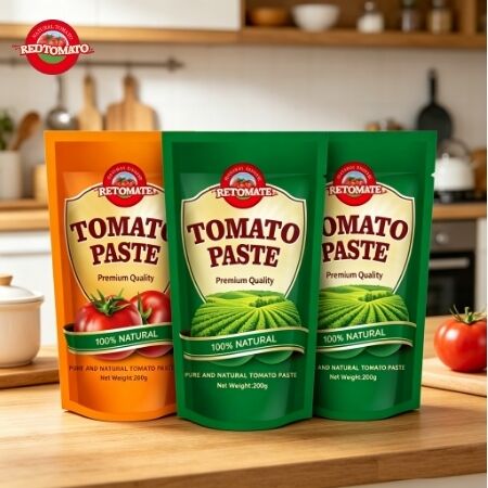 200 g pasty pomidorowej stojącej z potrójną koncentracją spełnia normy ISO, HACCP i BRC