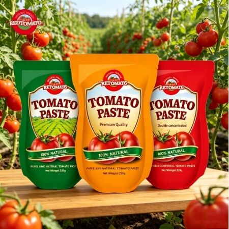 250 g Pasta pomidorowa w saszetce stojącej o czystości 30% -100% i słodko-pikantnym smaku