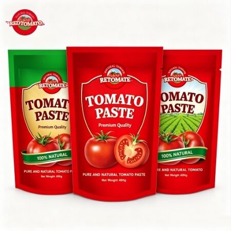 400 g pasty pomidorowej z 30%-100% czystości, potrójnego stężenia i certyfikacji ISO, HACCP, BRC, FDA