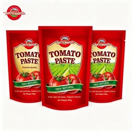 400 g pasty pomidorowej stand up sachet o czystości 30%-100% dla wygodnego gotowania