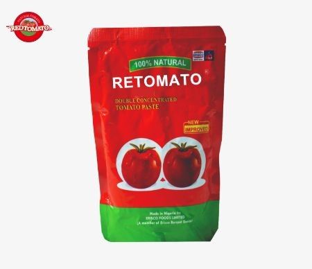OEM Trzykrotnie skoncentrowana pasta pomidorowa 100 g Stand Up Sachet 30%-100% czystość