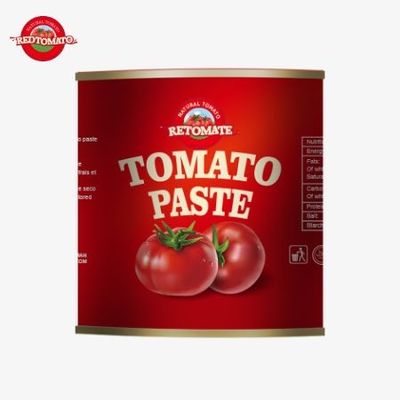 Konserwowana pasta z czerwonych pomidorów 70 g na puszkę twarda otwarta pokrywa 30%-100% czystość
