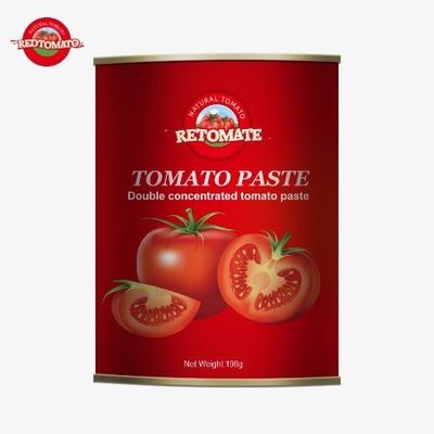 Zgodne z normami ISO HACCP i BRC, a także normami produkcji FDA 198 g konserwowanej pasty pomidorowej