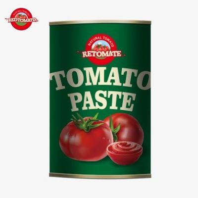 400 g konserwy z pasty pomidorowej ściśle przestrzega najwyższych międzynarodowych standardów bezpieczeństwa żywności
