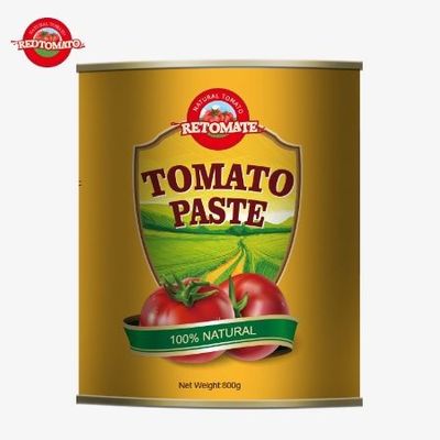 Nasza 800g konserwowana pasta pomidorowa spełnia ISO HACCP BRC i FDA międzynarodowe normy jakości