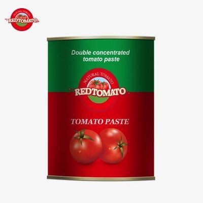 Producent Fabryka 850g Konserwowana pasta pomidorowa puszka z cysterny do pakowania żywności