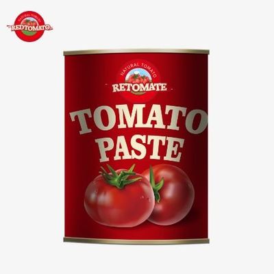 850 g konserwowana pasta pomidorowa o najwyższej jakości 28/30% koncentracja Brix starannie wykonana w Chinach