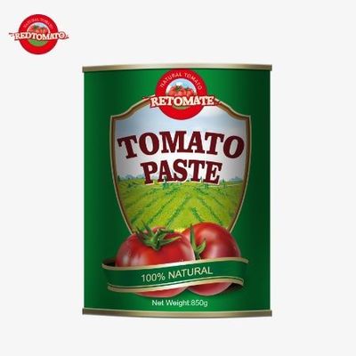 Chińska żywność podwójny koncentrat bez dodatków smaczny łatwy otwór 850g konserwowana pasta pomidorowa