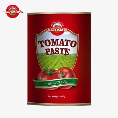 Wytwórca wysokiej jakości pasty pomidorowej w puszkach o wadze 1000 g, oferujący usługi OEM