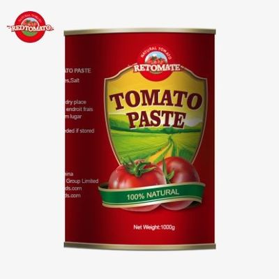 Wytwórca wysokiej jakości pasty pomidorowej w puszkach o wadze 1000 g, oferujący usługi OEM