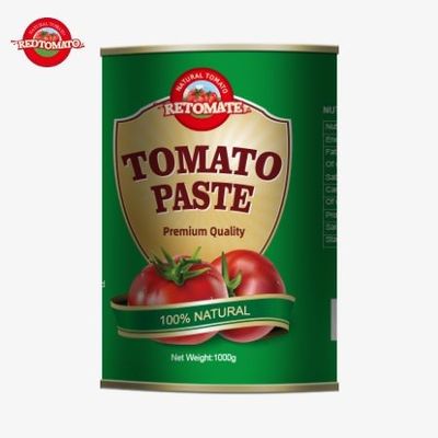 Producent 1000g pustych puszek z cyny do pakowania konserwowanej pasty pomidorowej