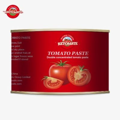 Produkty z pomidorów w puszkach Premium 2200g Certyfikowane jako halal dla kuchni afrykańskiej i muzułmańskiej