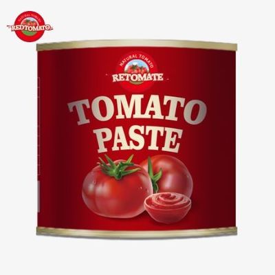 4500g konserwy z pasty pomidorowej spełnia normy ISO HACCP i BRC, a także normy produkcji FDA