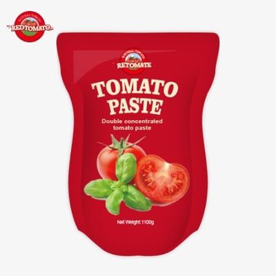 Pasta pomidorowa stand-up sachet 1100g 30%-100% czystość słodko-kwaśna