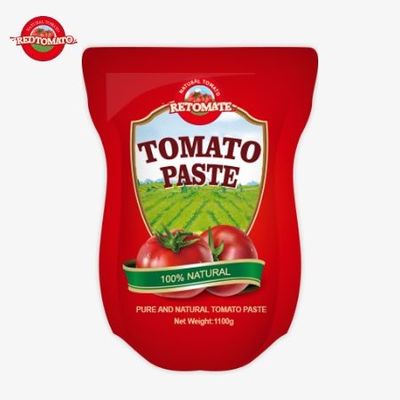 Pasta pomidorowa stand-up sachet 1100g 30%-100% czystość, słodko-kwaśne