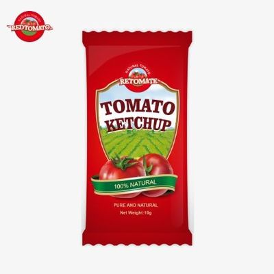 10g sachetu ketchupu z słodko-kwaśnym i naturalnym smakiem