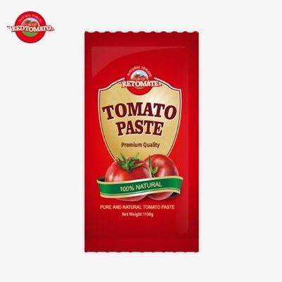 OEM Mały worek Tomato Ketchup 30g Słodki i kwaśny smak Czyste naturalny smak ISO HACCP BRC Standardy FDA