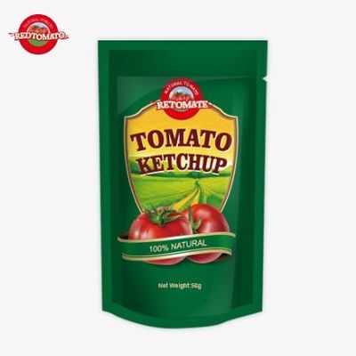 OEM-Standard 56g naturalnie smakowane worki z ketchupem zgodne z międzynarodowymi normami
