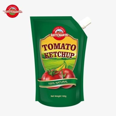 100g naturalnego sachetu z ketchupem OEM China Cena fabryczna HACCP Standardy FDA