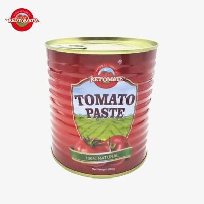 Koncentrat pomidorowy własnej marki Retomate 800g, Brix 28-30% Zapewniamy projekt marki i opakowania