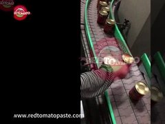 Konserwowana trójkoncentrowana pasta pomidorowa 425 g twarda, otwarta pokrywa na puszkę