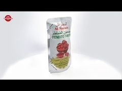 Saszetka 70g koncentratu pomidorowego zagęszczonego do poziomu Brix 22–24%